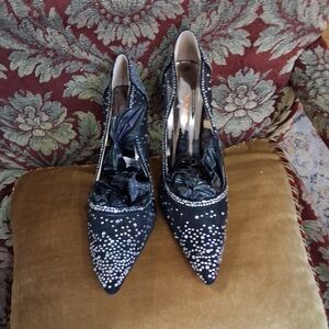 Unlisted Black and Silver Studded Heels